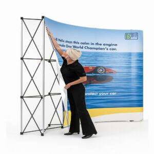 DS CURVE TYPE POP UP COUNTER