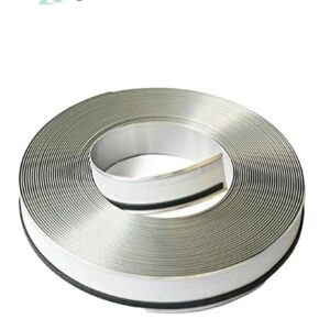 Flat Aluminum Strip White Glossy 5cm